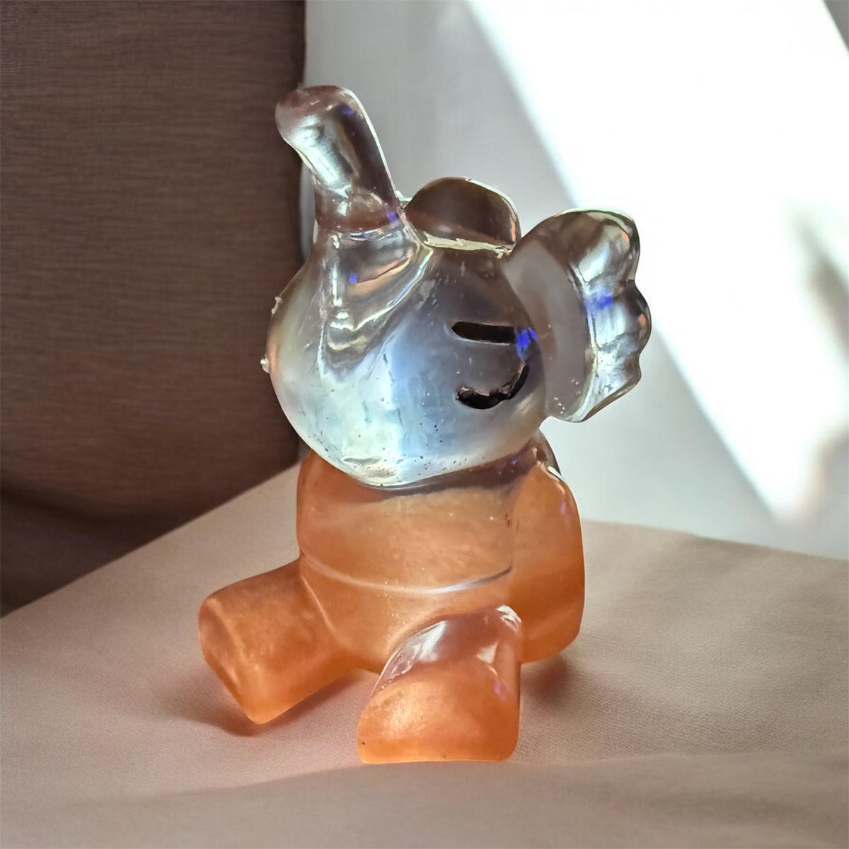Peachy Little Elephant: Resin Buddy