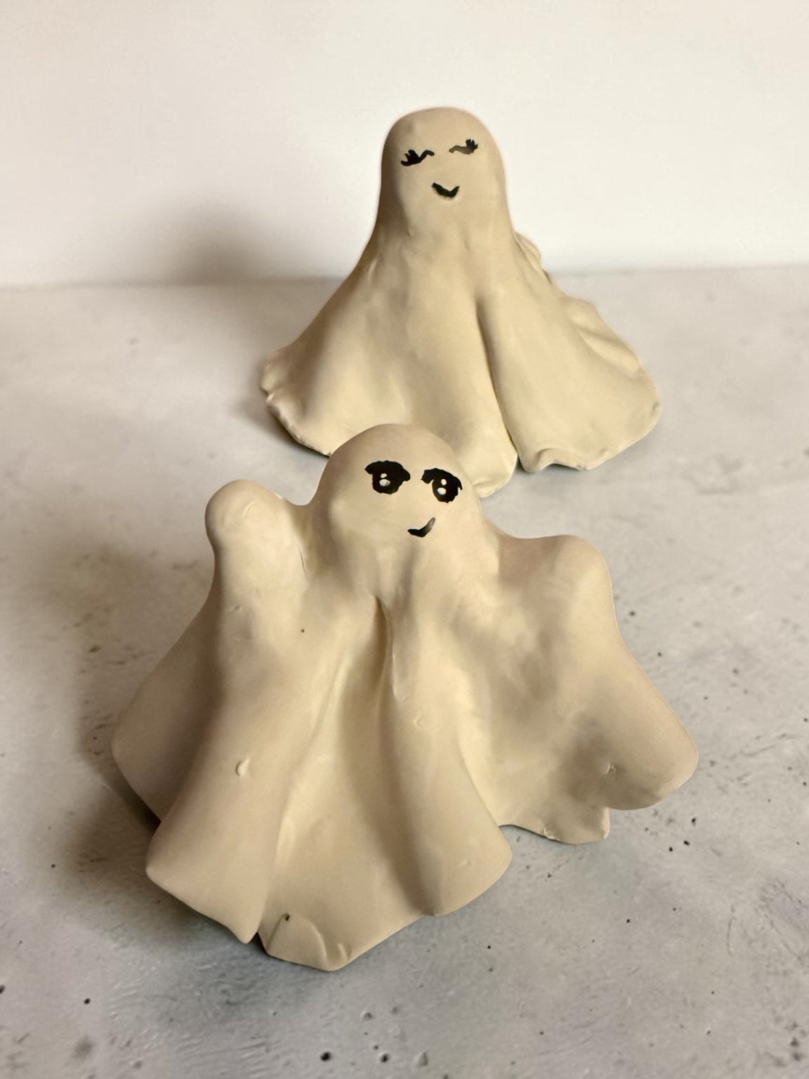 Clay Ghost Luminaries