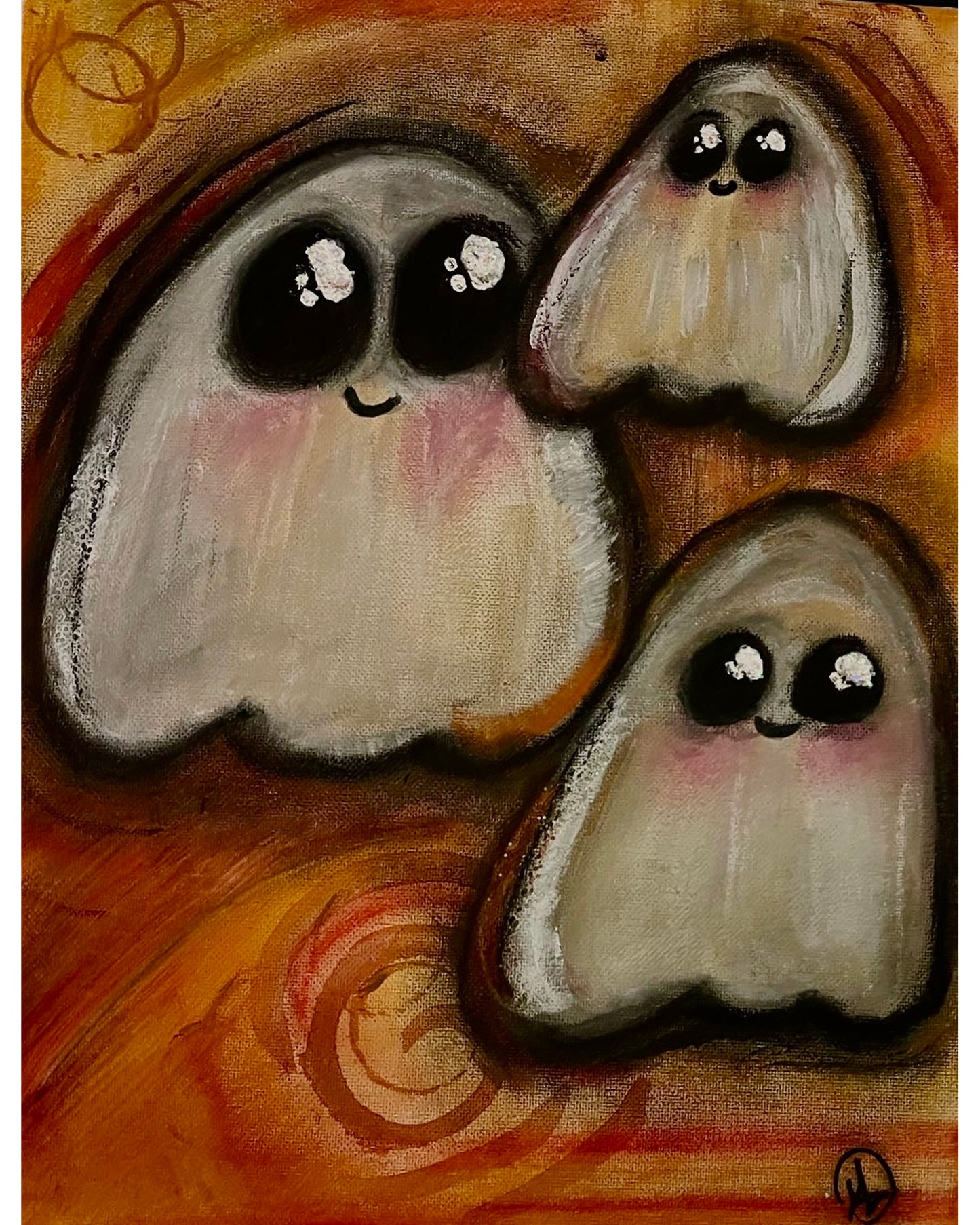 3 Ghosties Print Matte Paper 20x25 cm / 8x10″