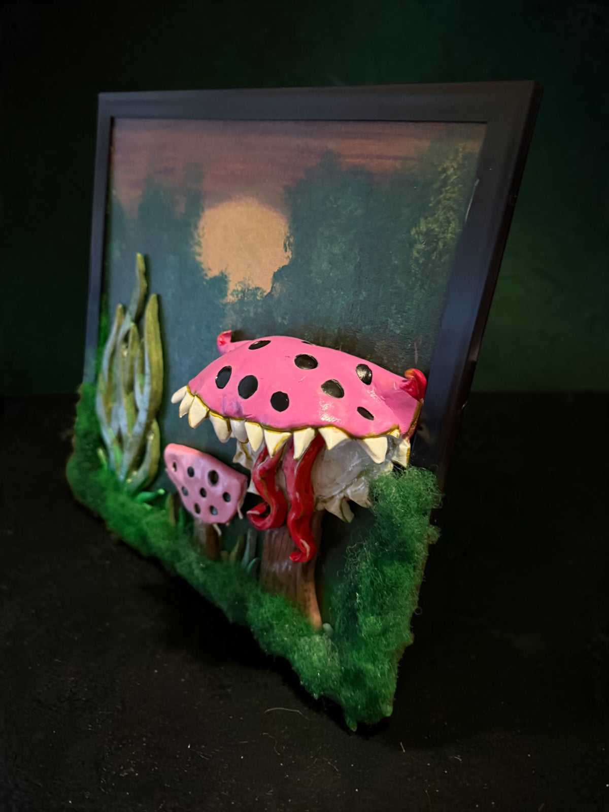 Momma Man-Eater Mushroom (mixed media)