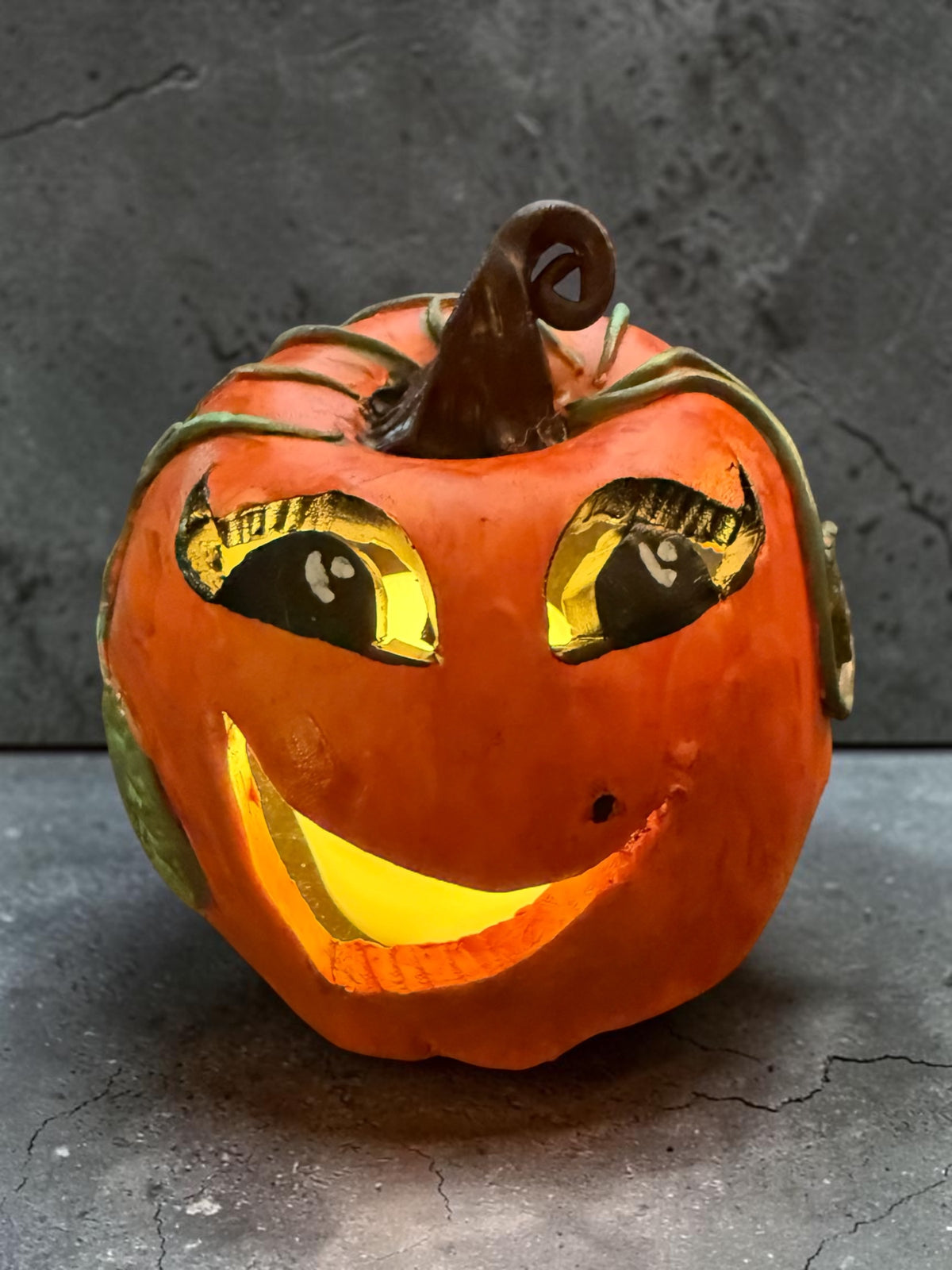 Lady Lashes Pumpkin Luminary
