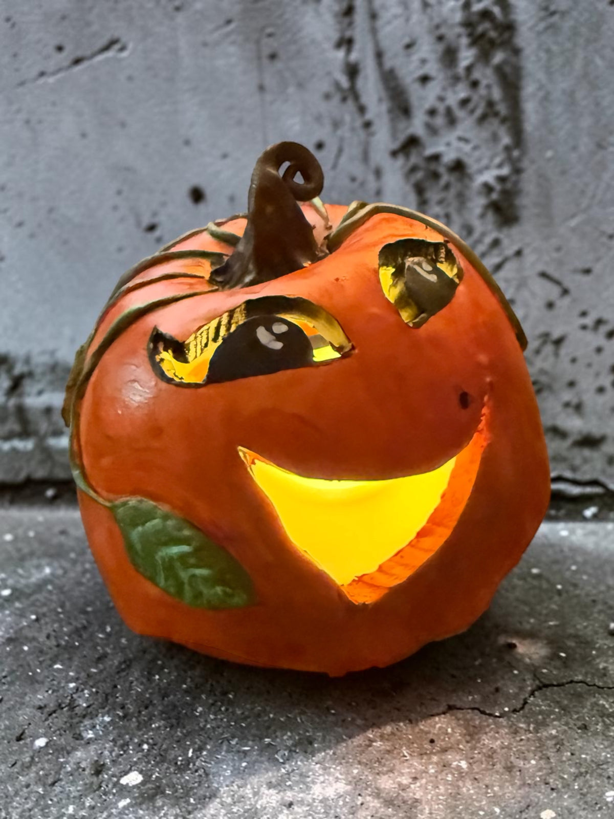 Lady Lashes Pumpkin Luminary