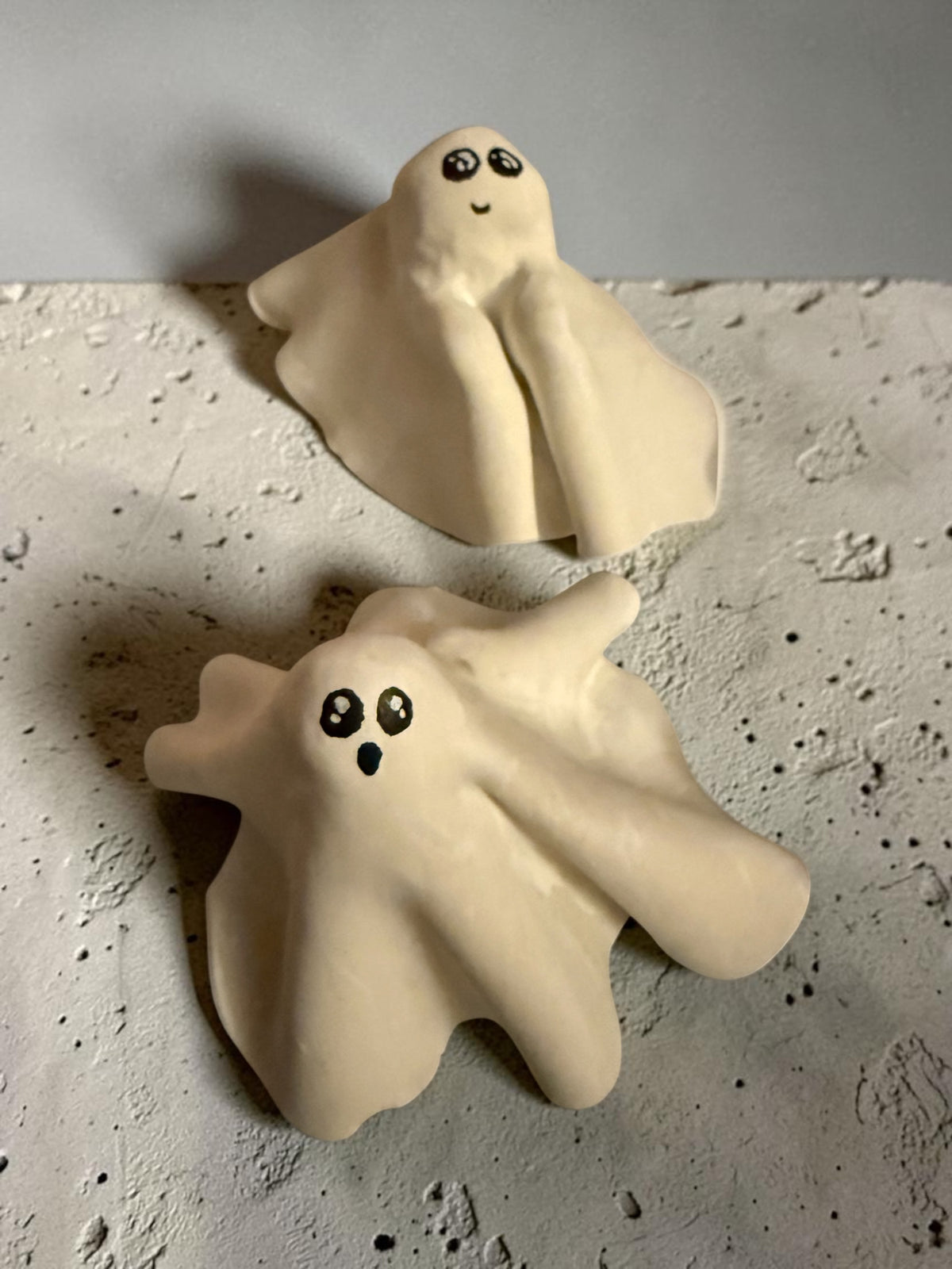 Clay Ghost Luminaries