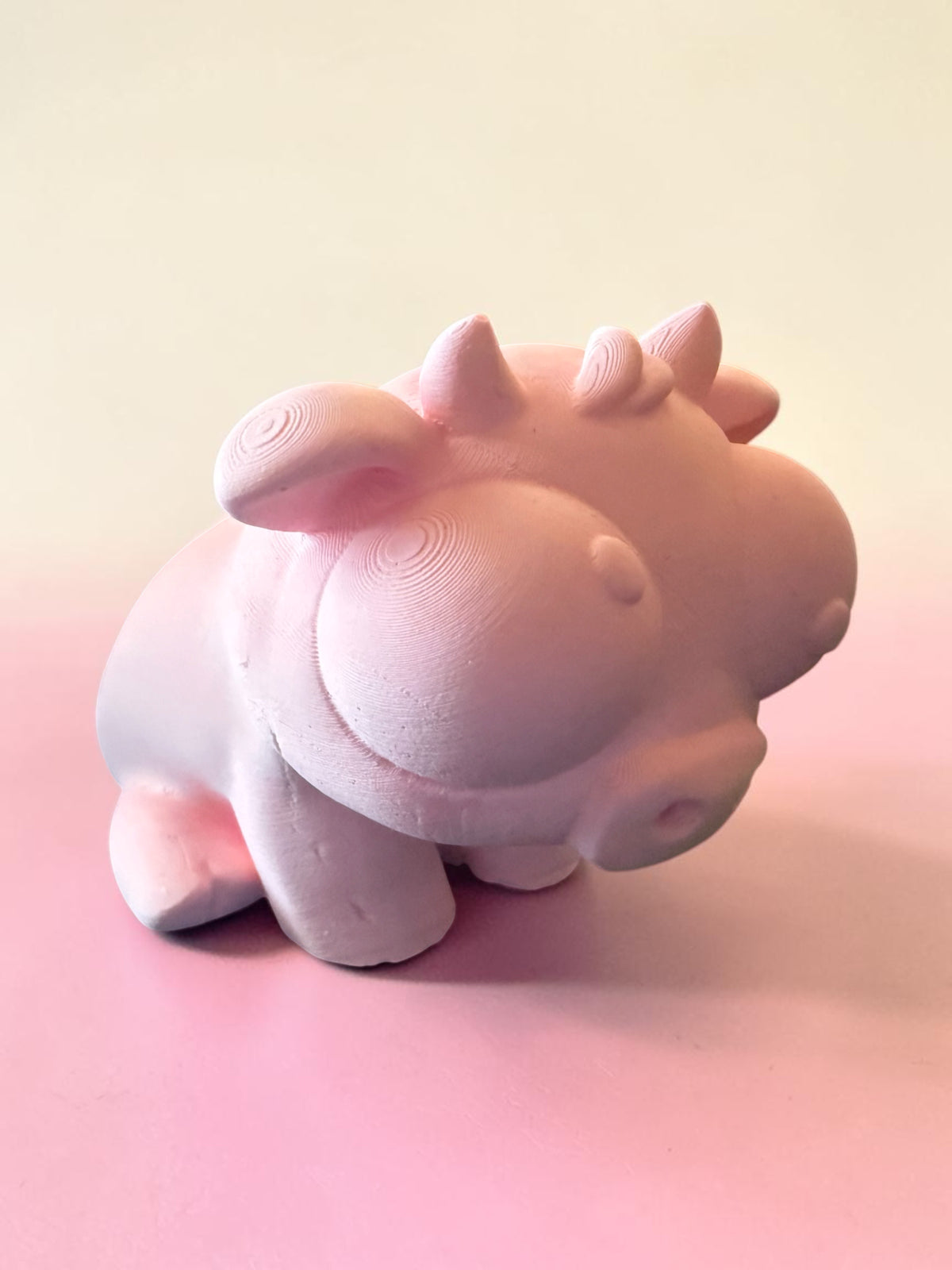 Blush Goofball Plaster Figure