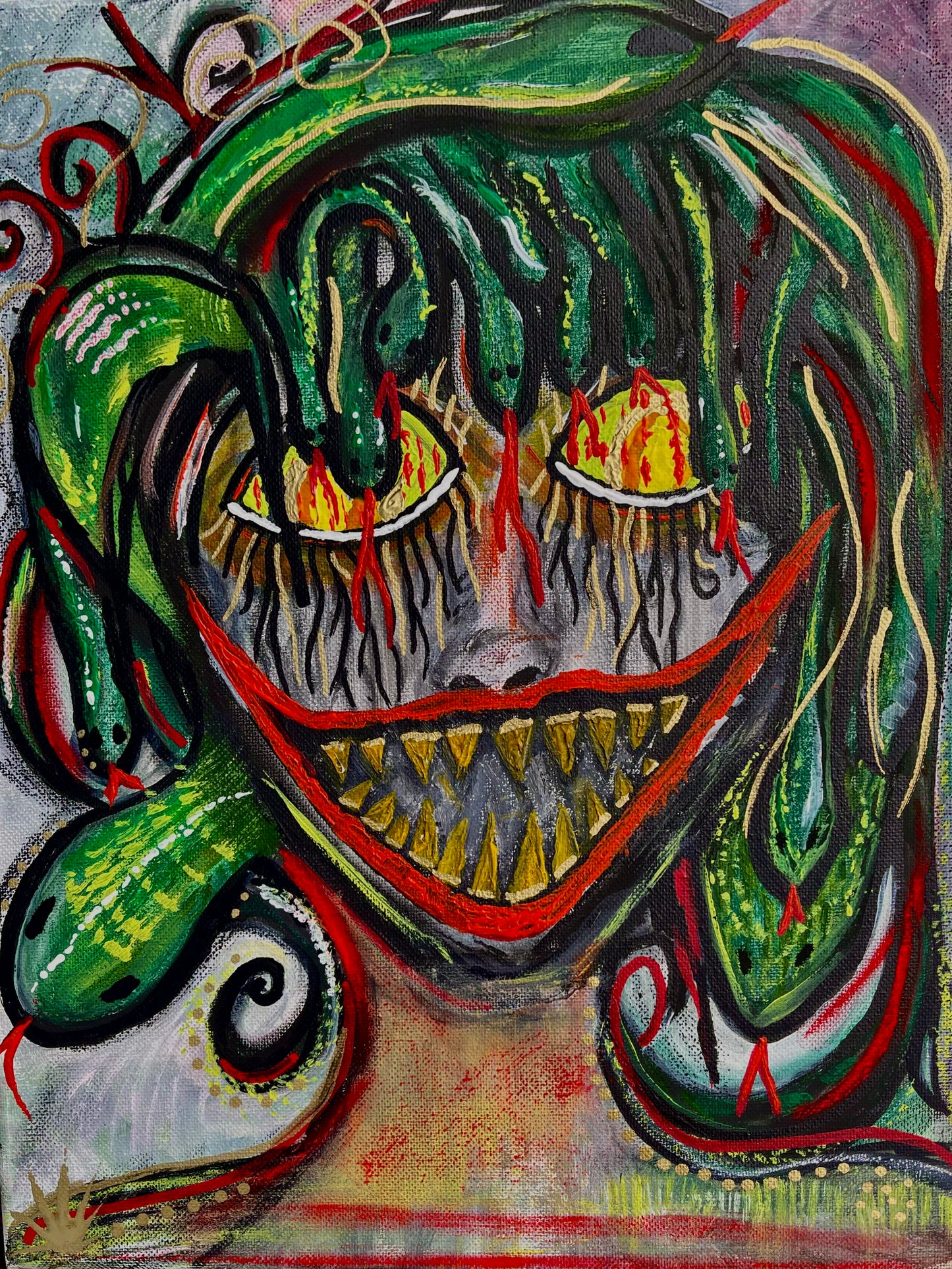 The Monster Smiles (Green)