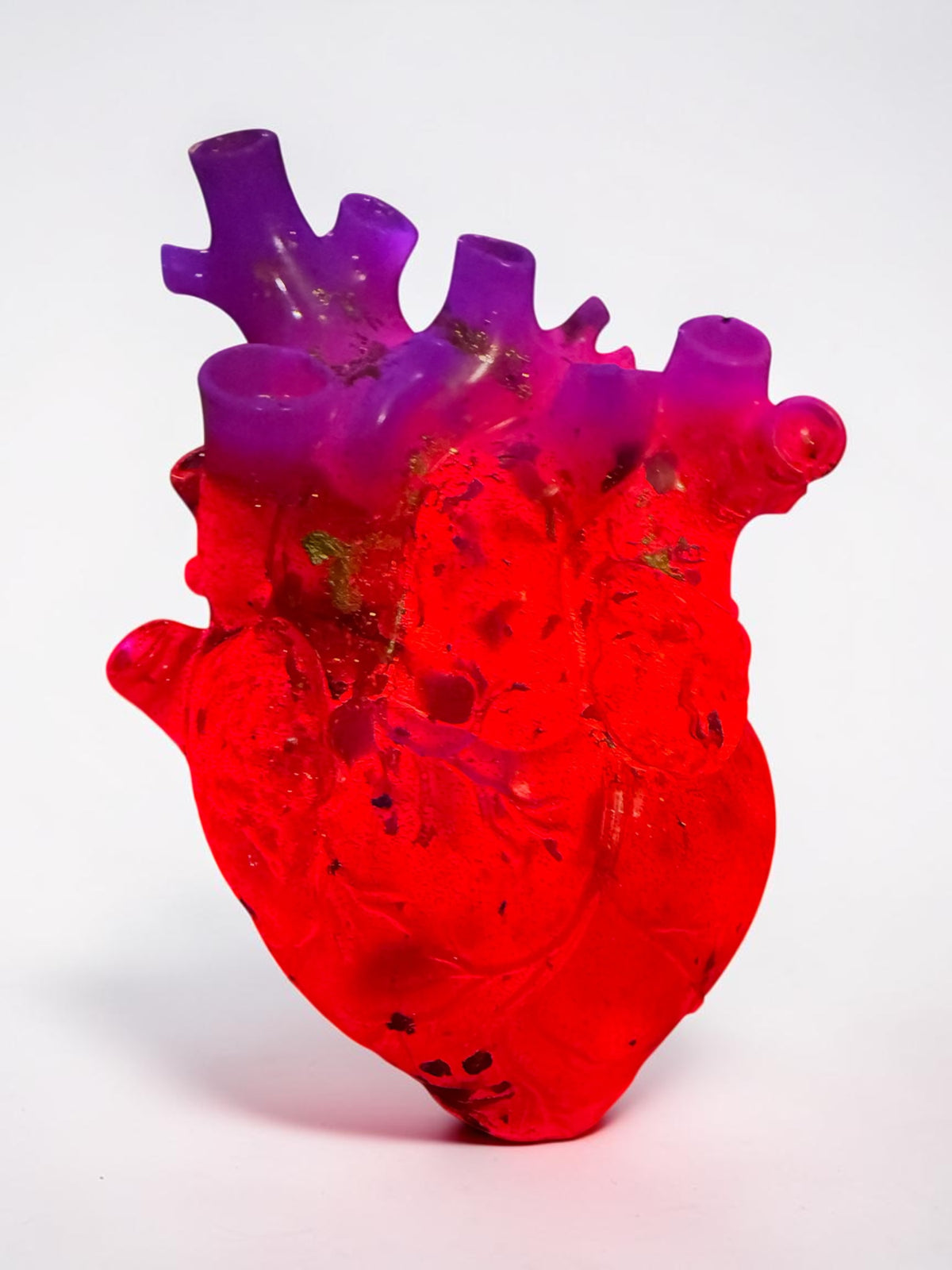 UV Glow Resin Heart
