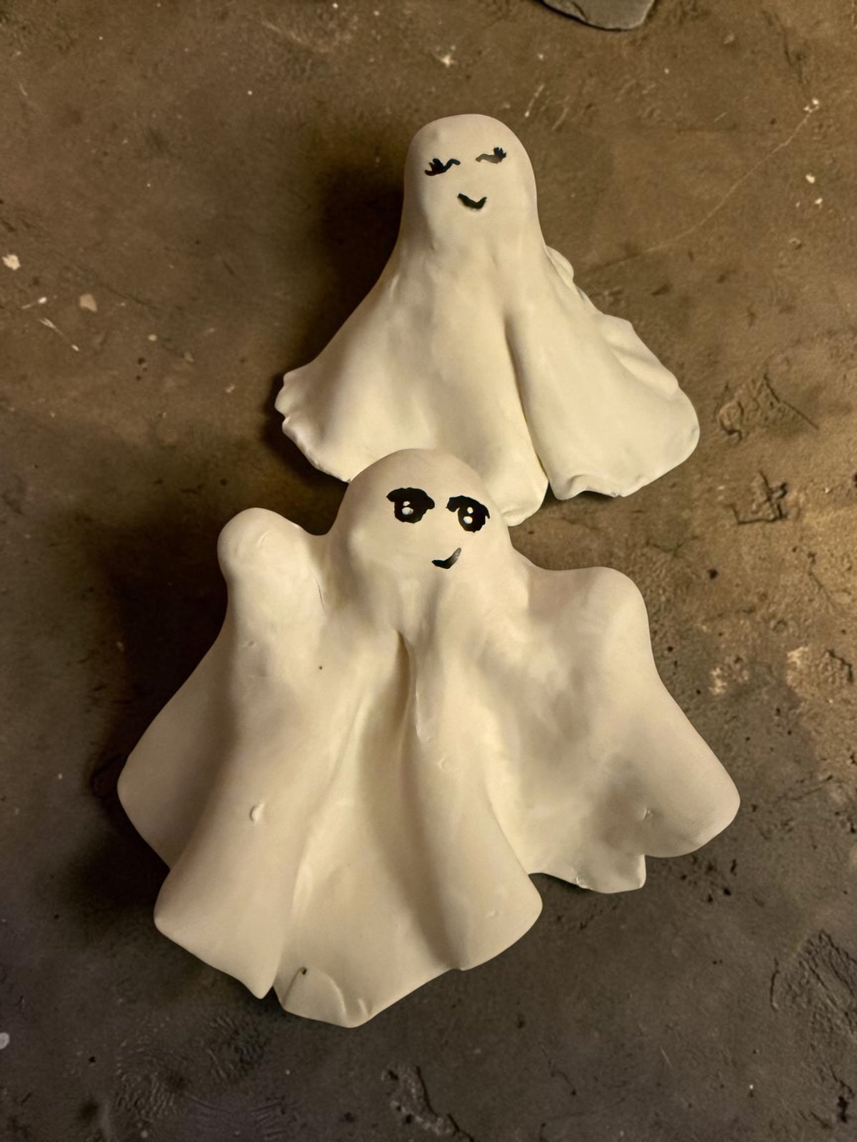 Clay Ghost Luminaries