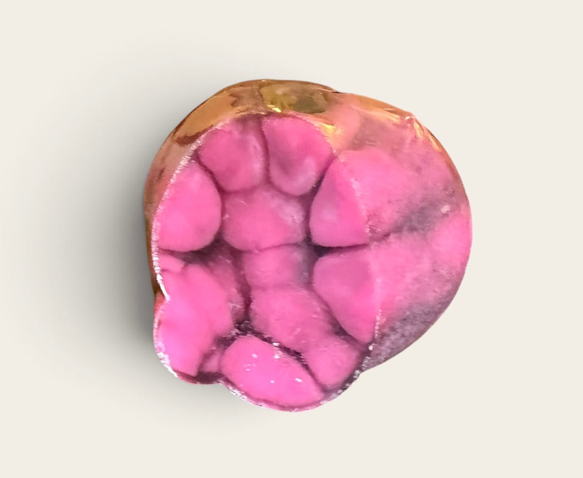 Bubblegum Anatomical Heart — Resin Sculpture
