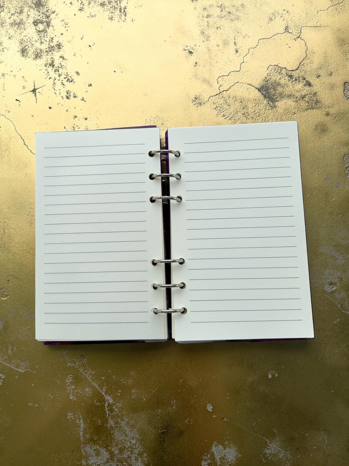 Purple Smoke Cameo Resin Notebook